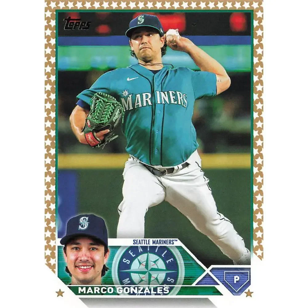 2023 Topps Gold Star Marco Gonzales #144 Seattle Mariners